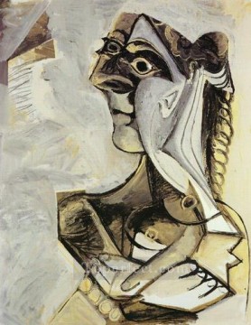 パブロ・ピカソ Painting - 座る女性 ジャクリーン 1971年 パブロ・ピカソ